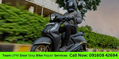 Two-wheeler repair shop